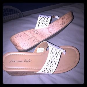 American Eagle wedge sandals